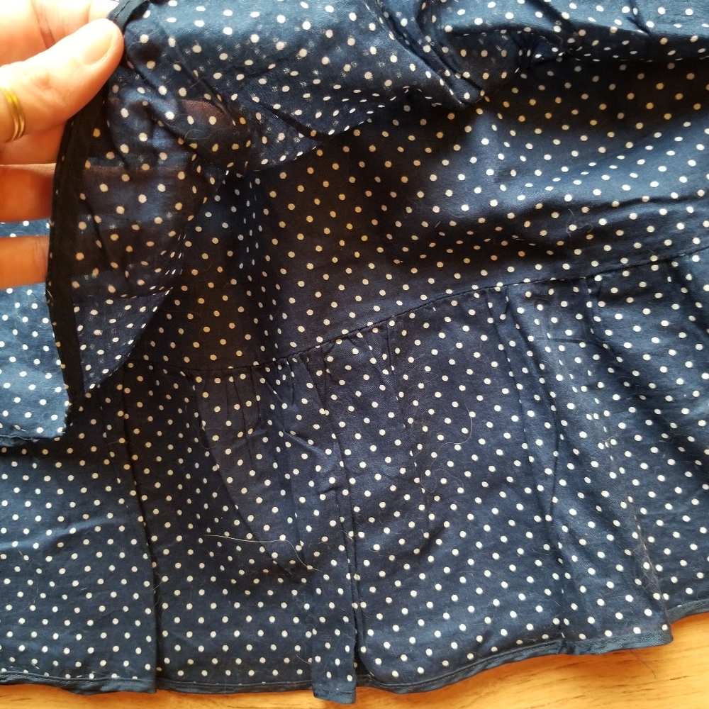 Polka Dot Ruffle Mini Skirt - Picture 3 of 5
